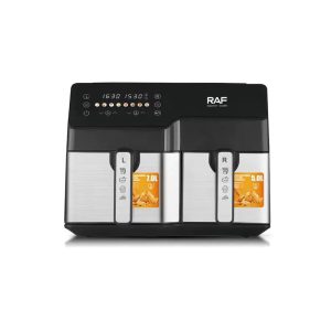 سرخ کن بدون روغن دوقلو 9 لیتری راف مدل 5376